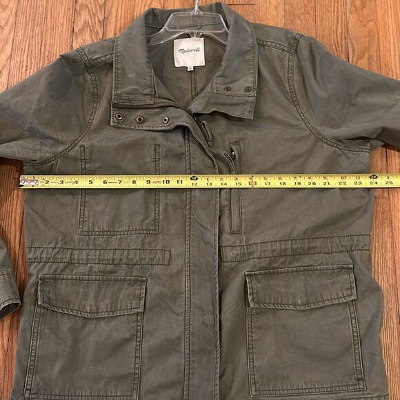 Madewell Utility Jacket in Olive Green - Picture 7 of 11